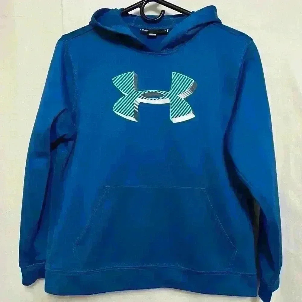 Under Armour Hoodie Sweat Shirt Boys Large A0007